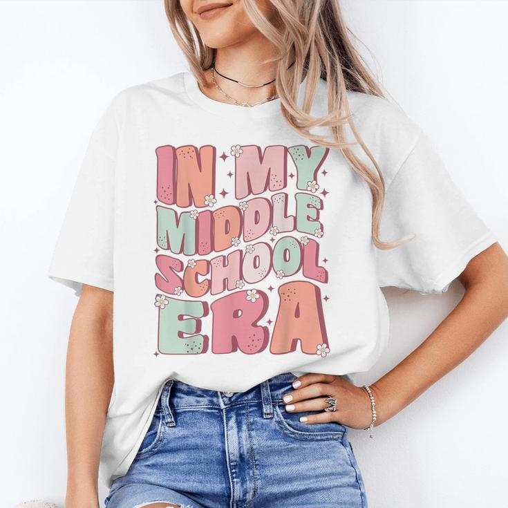 In My Middle School Era Cute Groovy First Day Back To School Unisex T-Shirt In My Middle School Era Cute Groovy First Day Back To School Unisex T-Shirt