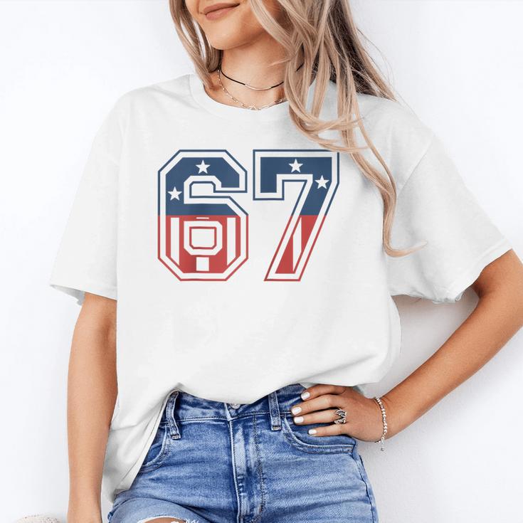 Number 67 USA Raglan Baseball Tee Unisex T-Shirt Number 67 USA Raglan Baseball Tee Unisex T-Shirt