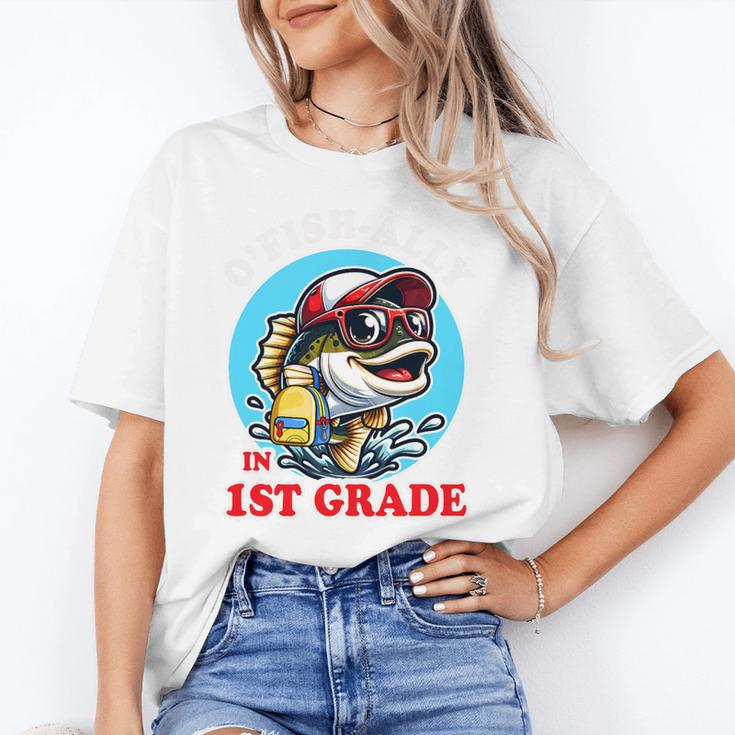 O’Fish-Ally a 1st Grade Mom Back To School Premium Tri-Blend Unisex T-Shirt