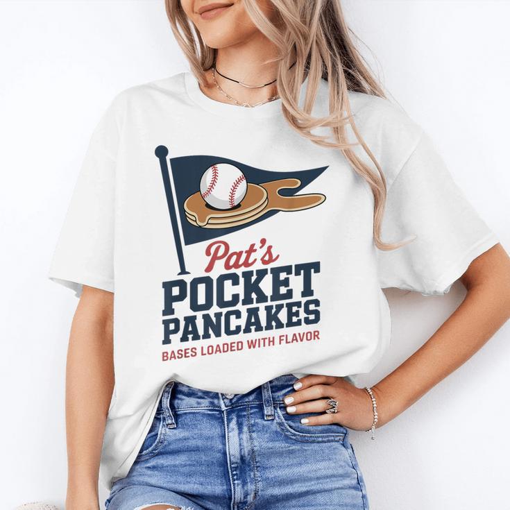 Pat's Pocket Pancakes Flag Baseball On Pancake Unisex T-Shirt