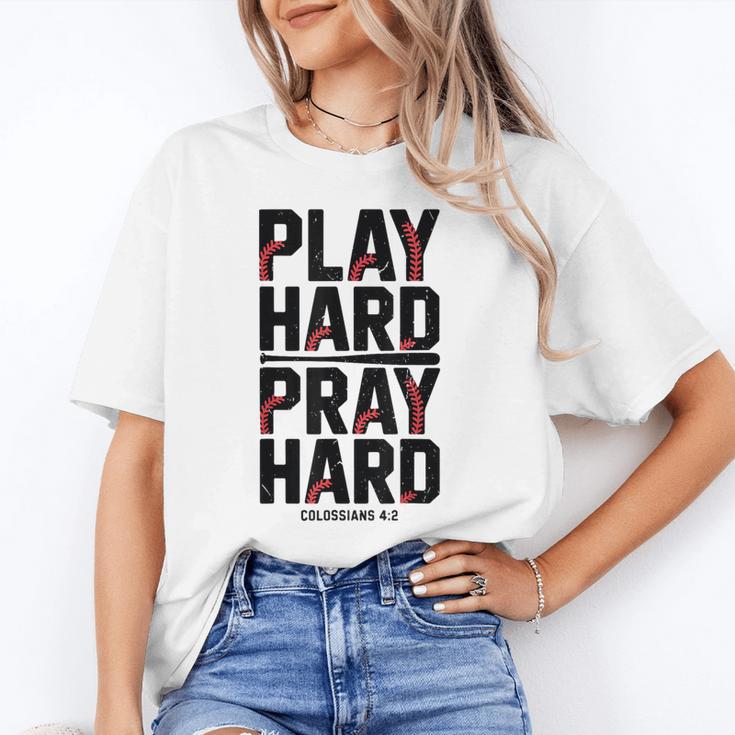 Play Hard Pray Hard Youth Boy Christian Baseball Jesus Unisex T-Shirt Play Hard Pray Hard Youth Boy Christian Baseball Jesus Unisex T-Shirt