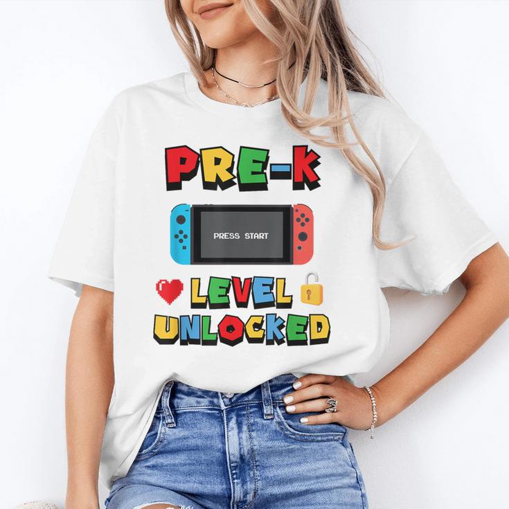 Pre-K Level Unlocked Back To School Video Game Unisex T-Shirt