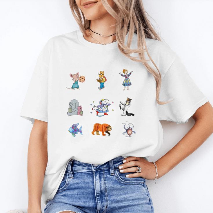 Read Book Characters I Can Do Hard Things Back To School Unisex T-Shirt