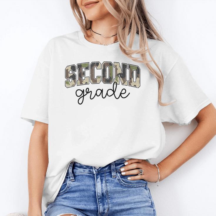 Retro Second Grade Camo Back To School Girls Boys 2nd Grade Unisex T-Shirt Retro Second Grade Camo Back To School Girls Boys 2nd Grade Unisex T-Shirt