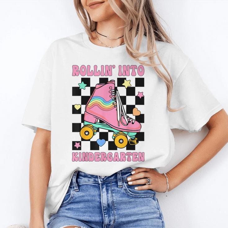 Rolling Into Kindergarten Roller Skating Girl Back To School Unisex T-Shirt Rolling Into Kindergarten Roller Skating Girl Back To School Unisex T-Shirt