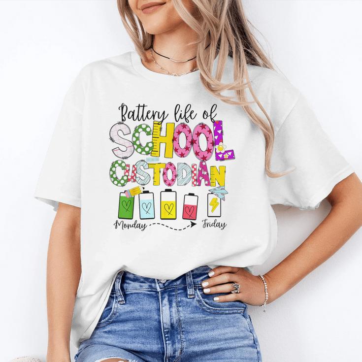 School Custodian Battery Life Back To School Janitor Unisex T-Shirt School Custodian Battery Life Back To School Janitor Unisex T-Shirt