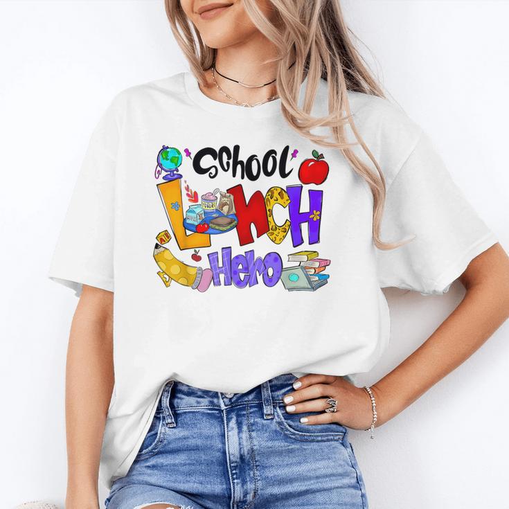 School Lunch Hero Cafeteria Squad Workers Back To School Unisex T-Shirt School Lunch Hero Cafeteria Squad Workers Back To School Unisex T-Shirt