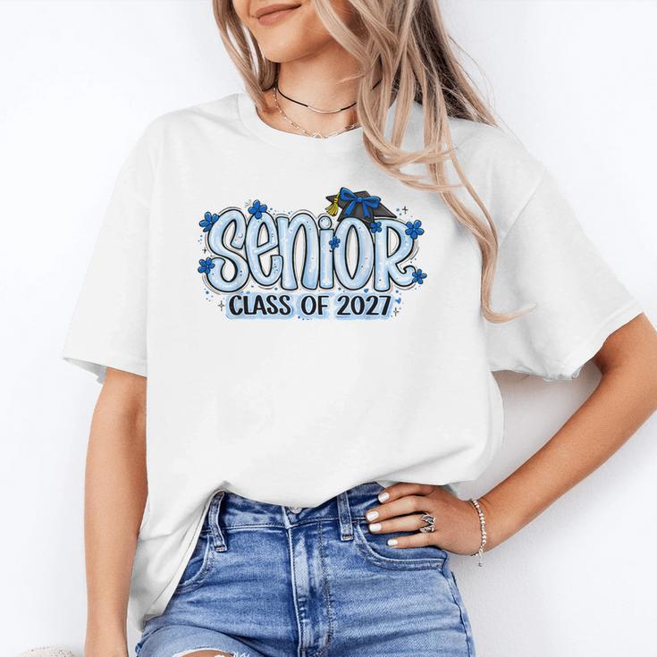 Senior 2027 Blue Girls Class Of 27 Back To School Unisex T-Shirt Senior 2027 Blue Girls Class Of 27 Back To School Unisex T-Shirt
