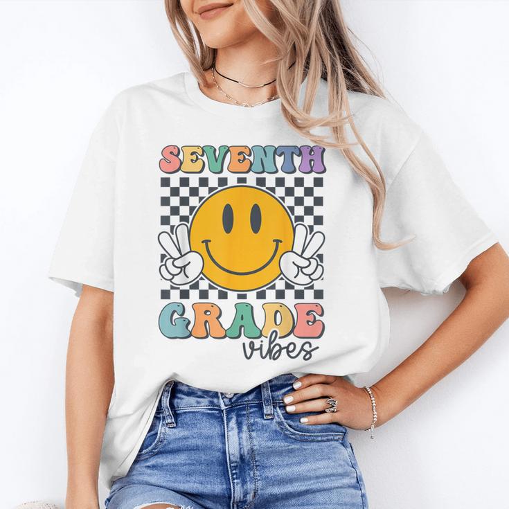 Seventh Grade Vibes Cute Smile Back To School 7th Grade Team Unisex T-Shirt Seventh Grade Vibes Cute Smile Back To School 7th Grade Team Unisex T-Shirt