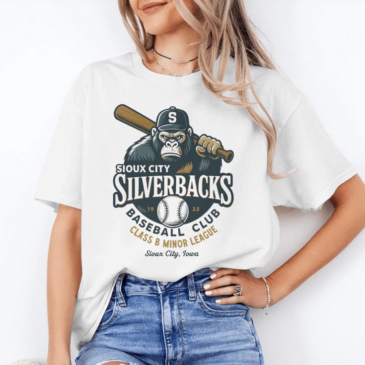 Sioux City Silverbacks Retro Minor League Baseball Unisex T-Shirt Sioux City Silverbacks Retro Minor League Baseball Unisex T-Shirt