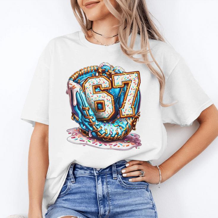 Six Seven Baseball Lifestyle 67 Meme Gen Alpha Slang Premium Tri-Blend Unisex T-Shirt