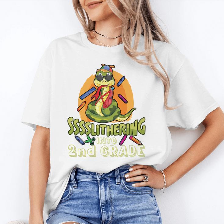 Slithering Into 2nd Grade First Day Back To School Snake Performance Unisex T-Shirt Slithering Into 2nd Grade First Day Back To School Snake Performance Unisex T-Shirt