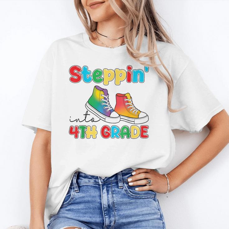 Steppin Into Fourth Grade Back To School First Day 4th Grade Unisex T-Shirt