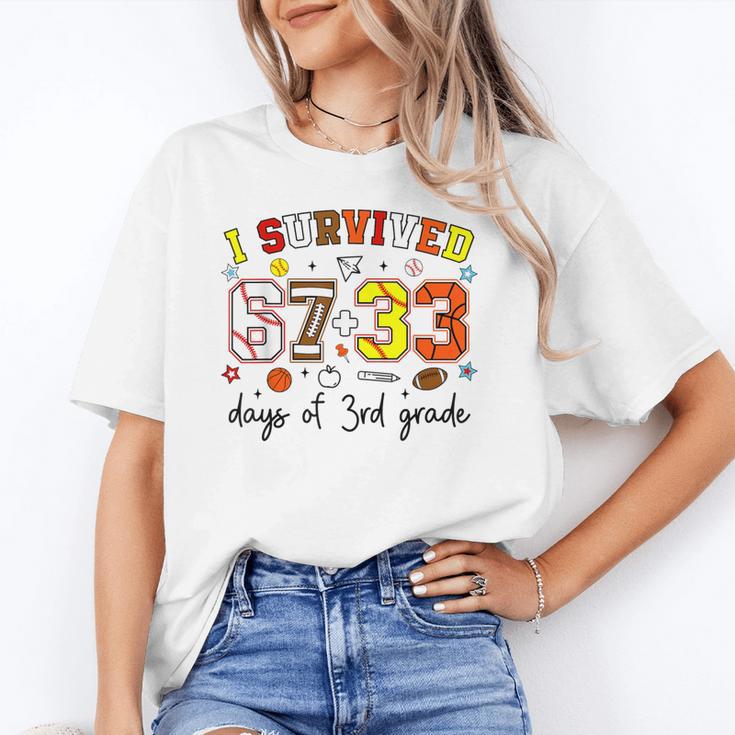 I Survived 6733 Days Baseball Football Softball 3rd Grade Unisex T-Shirt I Survived 6733 Days Baseball Football Softball 3rd Grade Unisex T-Shirt