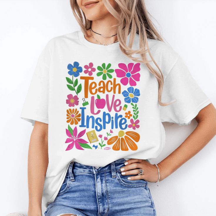 Teach Love Inspire Back To School Unisex T-Shirt