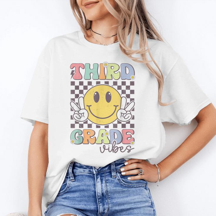 Third Grade Vibes Smile Face 3rd Grade Team Back To School Unisex T-Shirt Third Grade Vibes Smile Face 3rd Grade Team Back To School Unisex T-Shirt