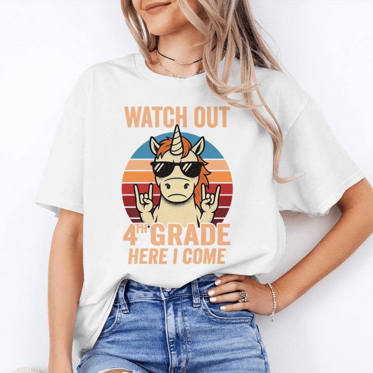 Watch Out Fourth Grade 2026 Back To School 4th Grade Boys Premium Tri-Blend Unisex T-Shirt Watch Out Fourth Grade 2026 Back To School 4th Grade Boys Premium Tri-Blend Unisex T-Shirt