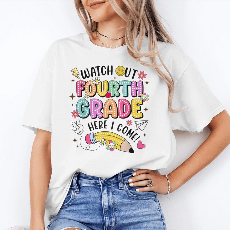 Watch Out Fourth Grade Here I Come Shirt Kids Back To School Unisex T-Shirt Watch Out Fourth Grade Here I Come Shirt Kids Back To School Unisex T-Shirt