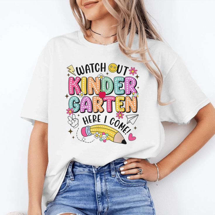 Watch Out KinderGarten Here I Come Shirt Kids Back To School Unisex T-Shirt Watch Out KinderGarten Here I Come Shirt Kids Back To School Unisex T-Shirt