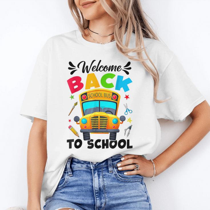 Welcome Back To School Outfit School Bus Driver Unisex T-Shirt Welcome Back To School Outfit School Bus Driver Unisex T-Shirt