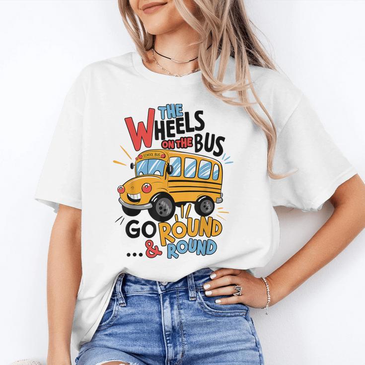The Wheels On The Bus Toddler Kids Back To School Unisex T-Shirt