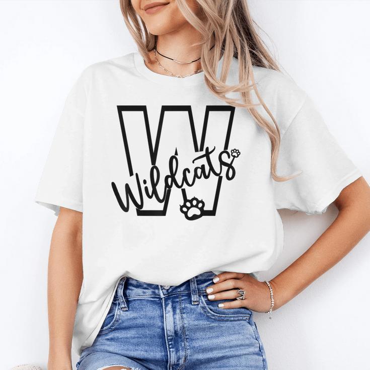Wildcats School Sports Fan Team Spirit Mascot Back To School Unisex T-Shirt Wildcats School Sports Fan Team Spirit Mascot Back To School Unisex T-Shirt