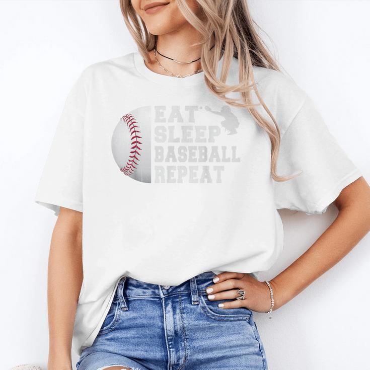 Youth Eat Sleep Baseball Repeat Catcher Boys Men Unisex T-Shirt Youth Eat Sleep Baseball Repeat Catcher Boys Men Unisex T-Shirt
