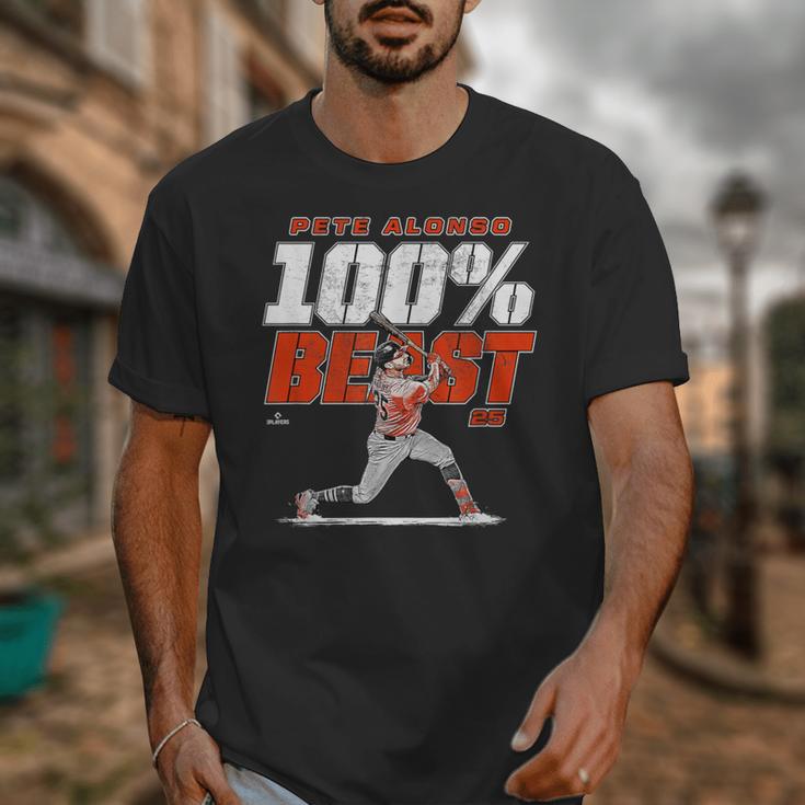 100 Beast Pete Alonso Baltimore Baseball MLBPA Unisex T-Shirt 100 Beast Pete Alonso Baltimore Baseball MLBPA Unisex T-Shirt