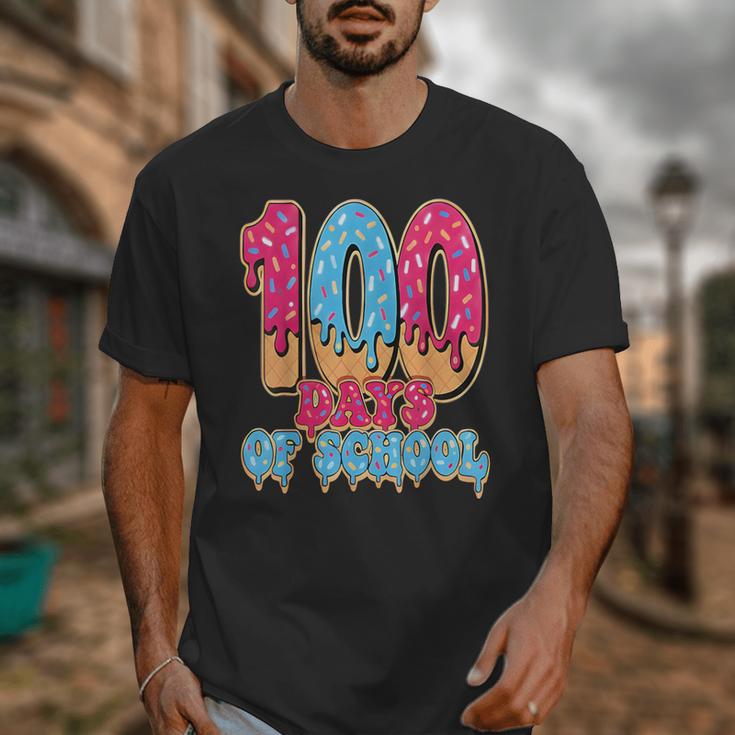 100 Days Of School Baseball Drip 100th Day Of School Unisex T-Shirt