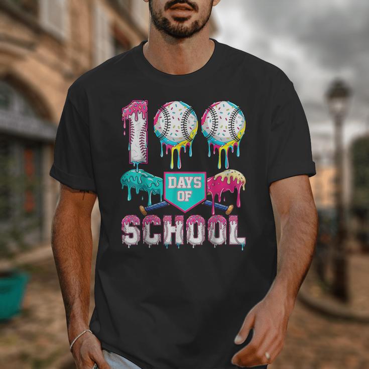 100 Days Of School Boys Kids 100th Day Of School Baseball Unisex T-Shirt 100 Days Of School Boys Kids 100th Day Of School Baseball Unisex T-Shirt