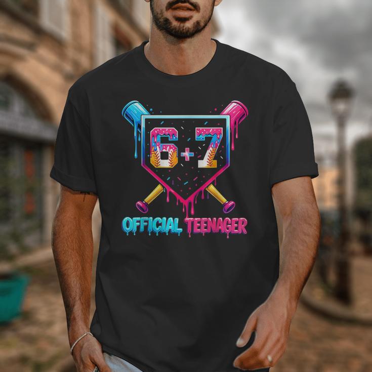 13th Birthday Official Teenager 67 Baseball Drip Boys Unisex T-Shirt 13th Birthday Official Teenager 67 Baseball Drip Boys Unisex T-Shirt