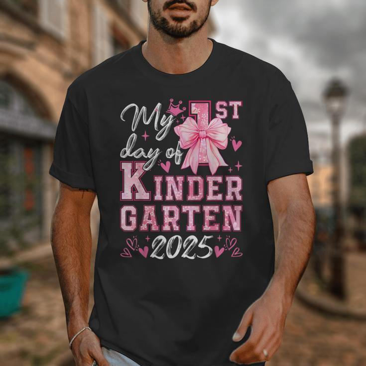 My 1st Day Of Kindergarten 2025 Back To School Girls Unisex T-Shirt