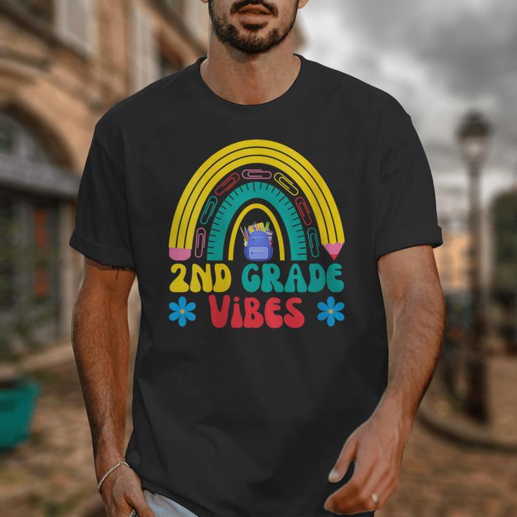 2nd Grade Vibes Back To School Rainbow Second Grade Unisex T-Shirt 2nd Grade Vibes Back To School Rainbow Second Grade Unisex T-Shirt