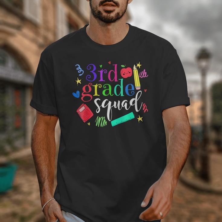 3rd Grade Squad Back To School Team Third Grade Unisex T-Shirt 3rd Grade Squad Back To School Team Third Grade Unisex T-Shirt