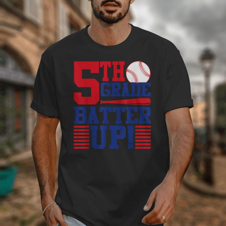 5th Grade Batter Up Back To School Fifth Grade Baseball Boys Unisex T-Shirt