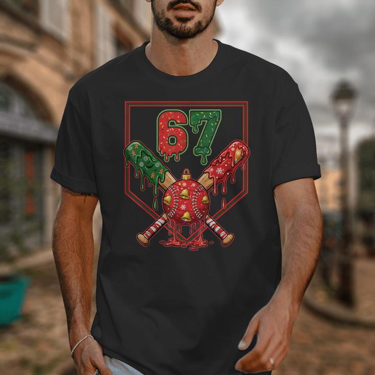 67 Baseball Drip Christmas Meme Six Seven Gen Alpha Slang Unisex T-Shirt 67 Baseball Drip Christmas Meme Six Seven Gen Alpha Slang Unisex T-Shirt