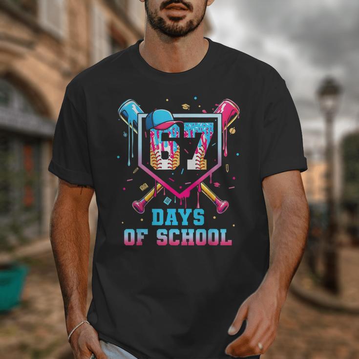 67 Days Of School 67th Day Baseball Meme Men Boys Kids Unisex T-Shirt 67 Days Of School 67th Day Baseball Meme Men Boys Kids Unisex T-Shirt