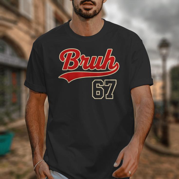 67 Six Seven Bruh Meme Baseball Vintage Style Men Boys Unisex T-Shirt 67 Six Seven Bruh Meme Baseball Vintage Style Men Boys Unisex T-Shirt