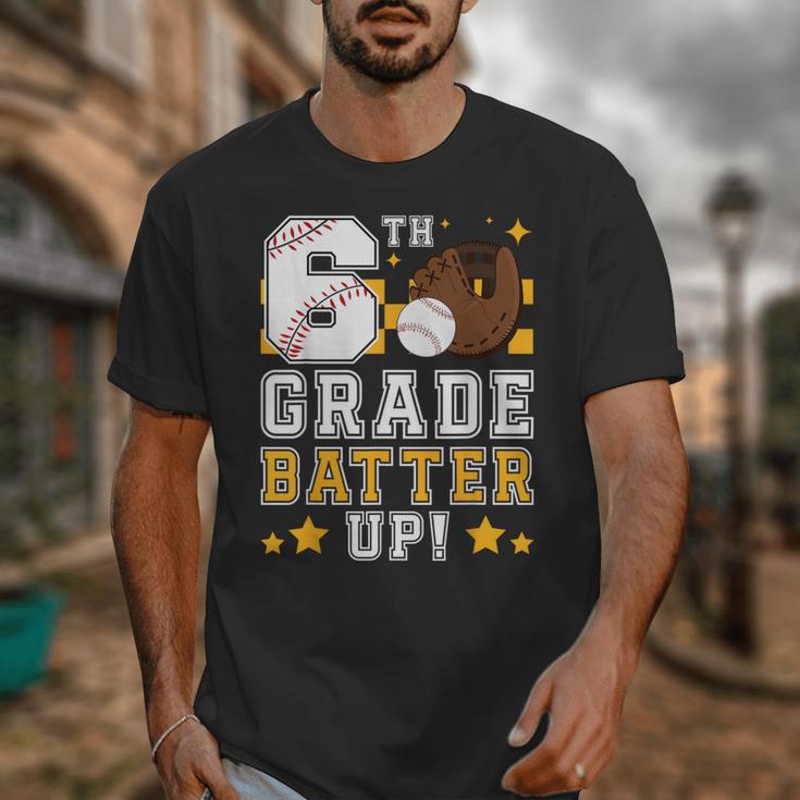 6th Grade Batter Up Baseball First Day Back To School Unisex T-Shirt 6th Grade Batter Up Baseball First Day Back To School Unisex T-Shirt