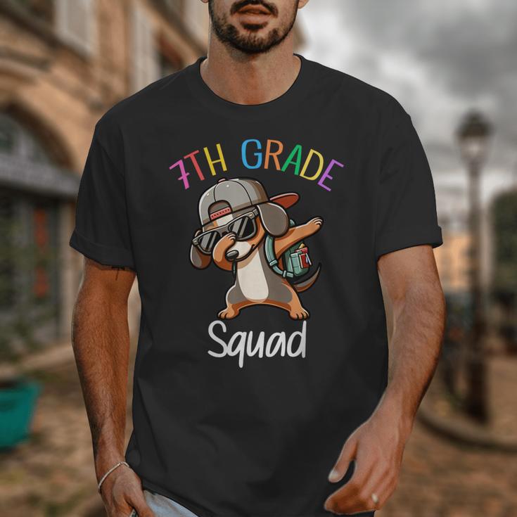 7th Grade Squad Dachshund Dabbing Kids Back To School Unisex T-Shirt 7th Grade Squad Dachshund Dabbing Kids Back To School Unisex T-Shirt