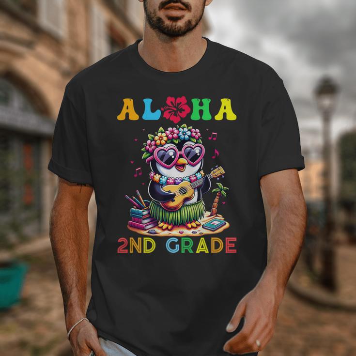 Aloha Second Grade Penguin Hawaii Back To School Kids Girl Unisex T-Shirt Aloha Second Grade Penguin Hawaii Back To School Kids Girl Unisex T-Shirt