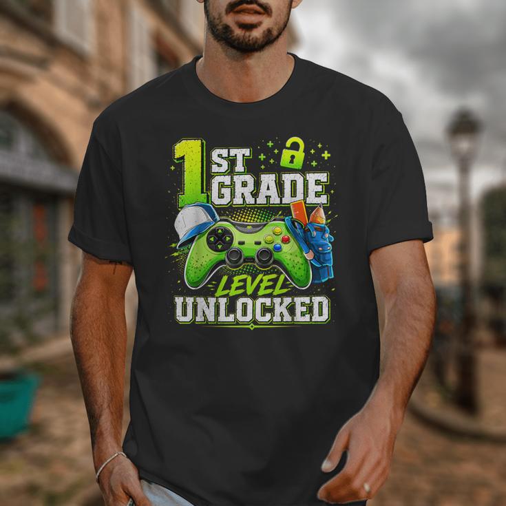 Back To School 1st First Grade Level Unlocked Gamer Kid Unisex T-Shirt Back To School 1st First Grade Level Unlocked Gamer Kid Unisex T-Shirt