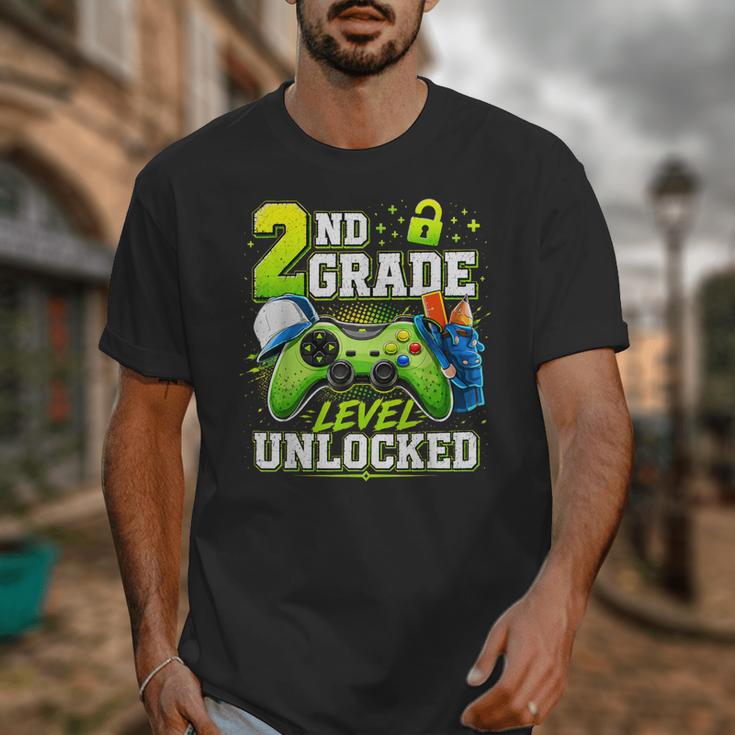 Back To School 2nd Second Grade Level Unlocked Gamer Kid Unisex T-Shirt Back To School 2nd Second Grade Level Unlocked Gamer Kid Unisex T-Shirt