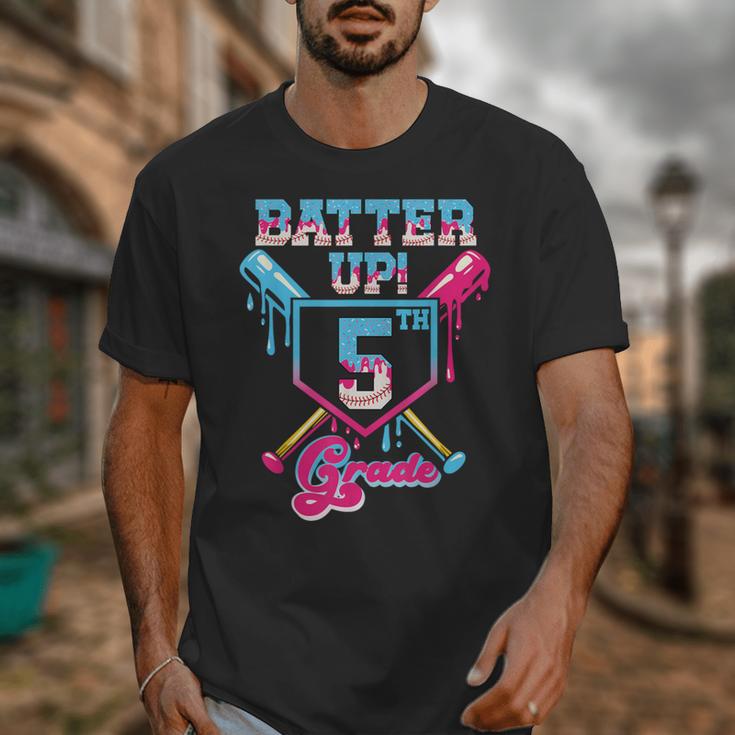 Back To School 5th Grade Batter Up Baseball First Day Boys Unisex T-Shirt Back To School 5th Grade Batter Up Baseball First Day Boys Unisex T-Shirt