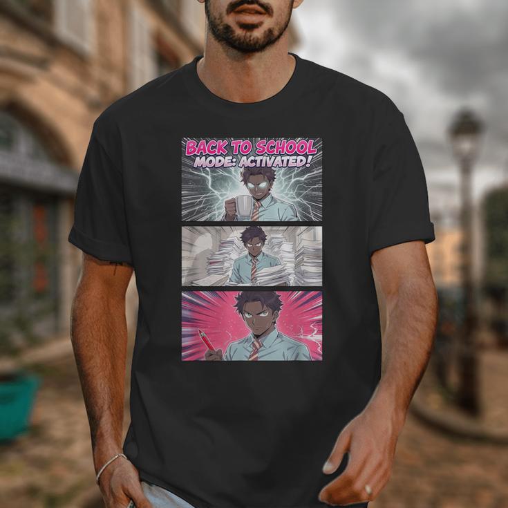 Back To School Anime Boys Student Girl Manga Kawaii Taecher Unisex T-Shirt