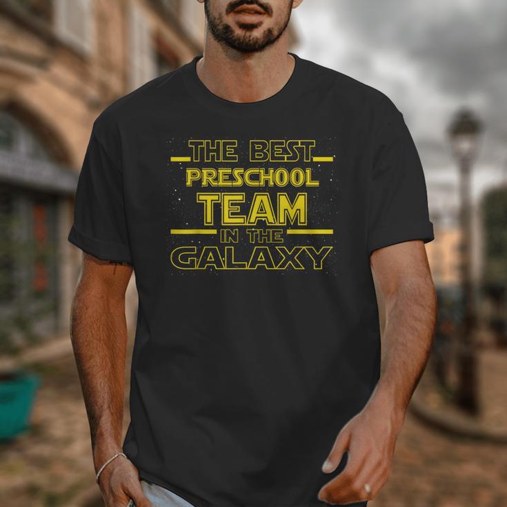 Back To School Best Preschool Team In The Galaxy Space Out Unisex T-Shirt