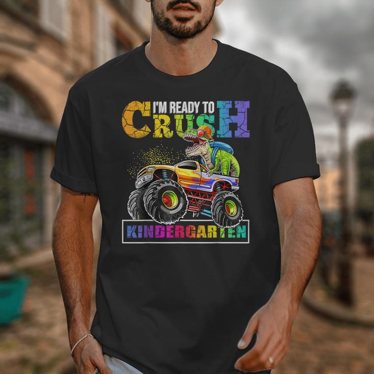 Back To School Boy Dinosaur I'm Ready To Crush Kindergarten Unisex T-Shirt Back To School Boy Dinosaur I'm Ready To Crush Kindergarten Unisex T-Shirt
