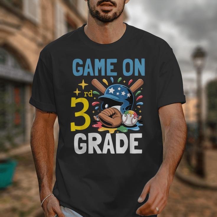 Back To School Game On Third Grade Baseball First Day Boys Unisex T-Shirt Back To School Game On Third Grade Baseball First Day Boys Unisex T-Shirt