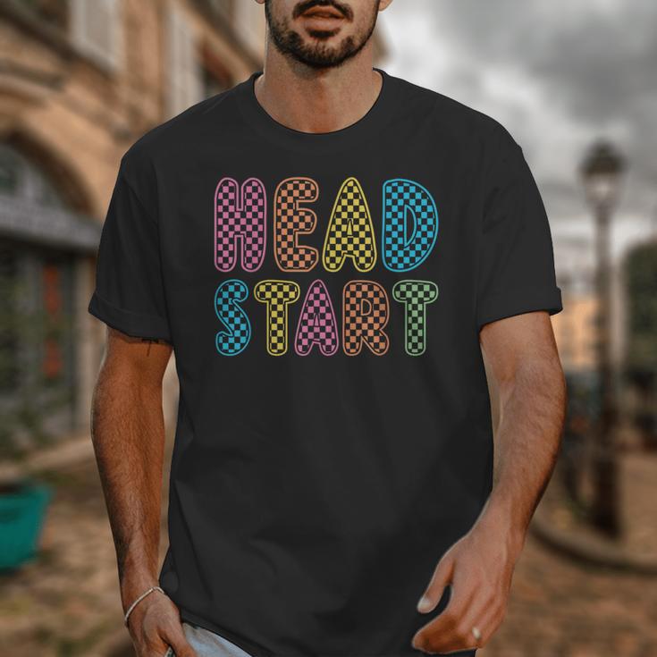 Back To School Head Start First Day Men Women Kid Checkered Unisex T-Shirt Back To School Head Start First Day Men Women Kid Checkered Unisex T-Shirt