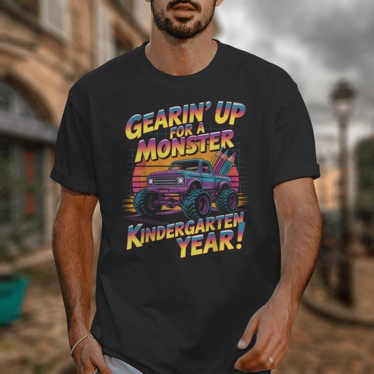 Back To School Kindergarten Monster Truck First Day Boys Unisex T-Shirt Back To School Kindergarten Monster Truck First Day Boys Unisex T-Shirt